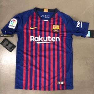Lionel Messi Kids Med FC Barcelona Soccer Jersey